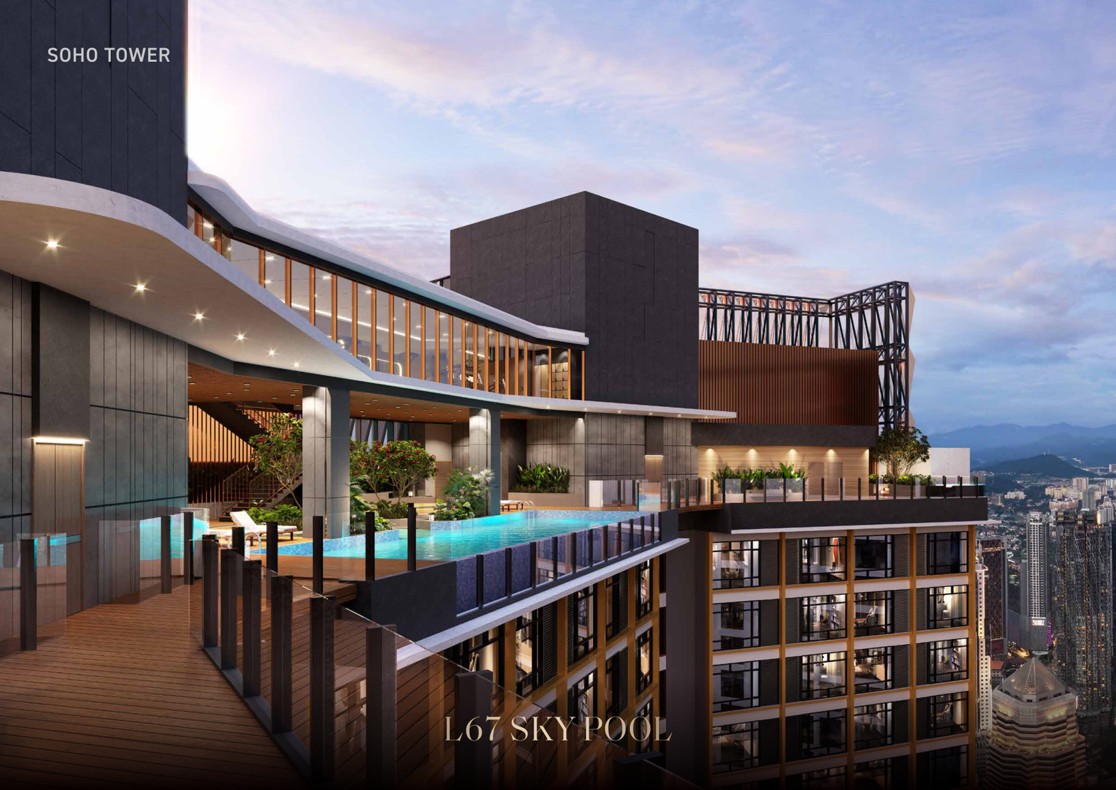 SOHO Tower Level 67 sky pool