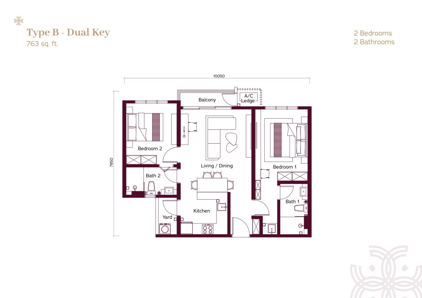 Type B floor plan