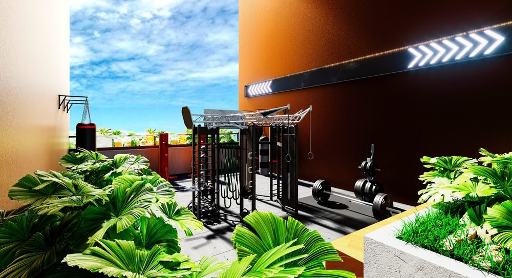 Outdoor boxing and cross-fit gym