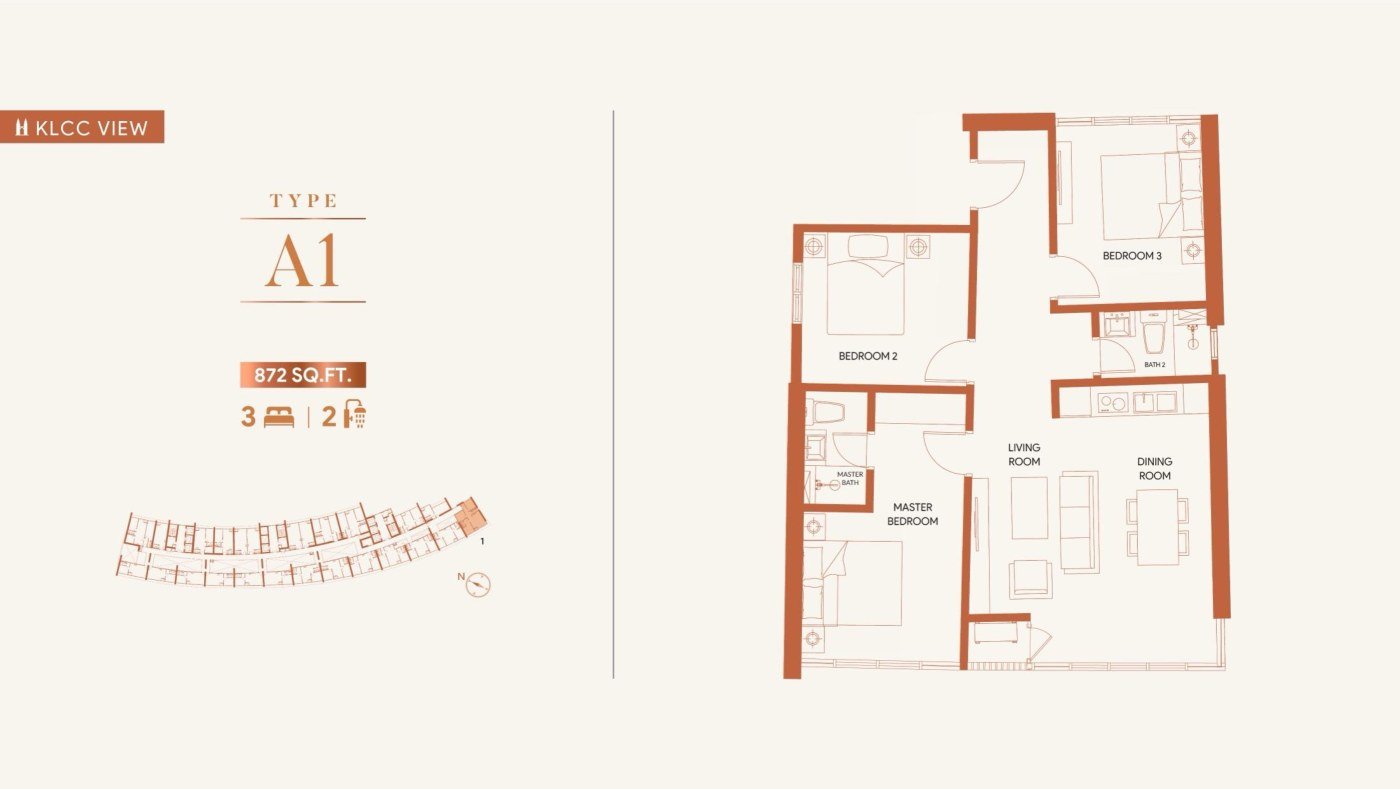 Type A1 floor plan