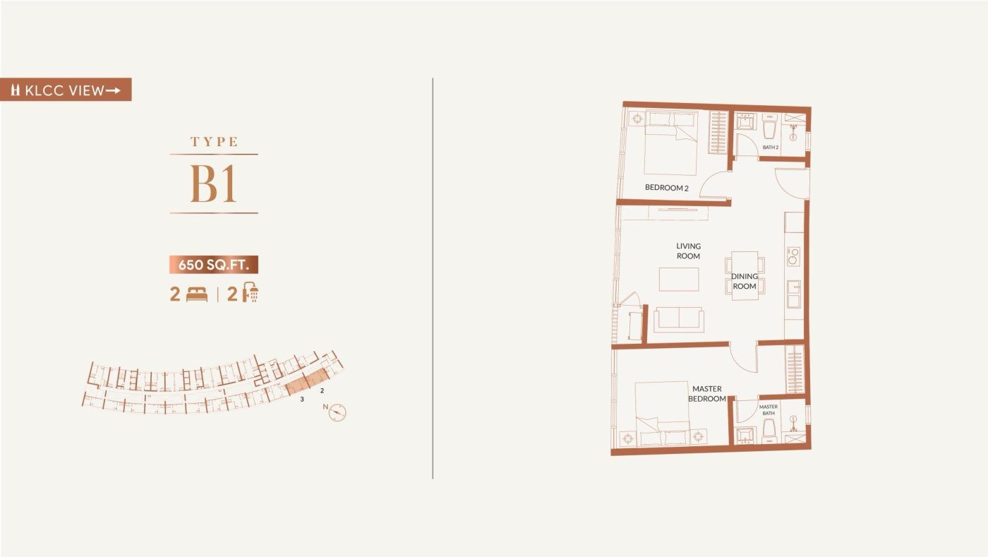 Type B1 floor plan