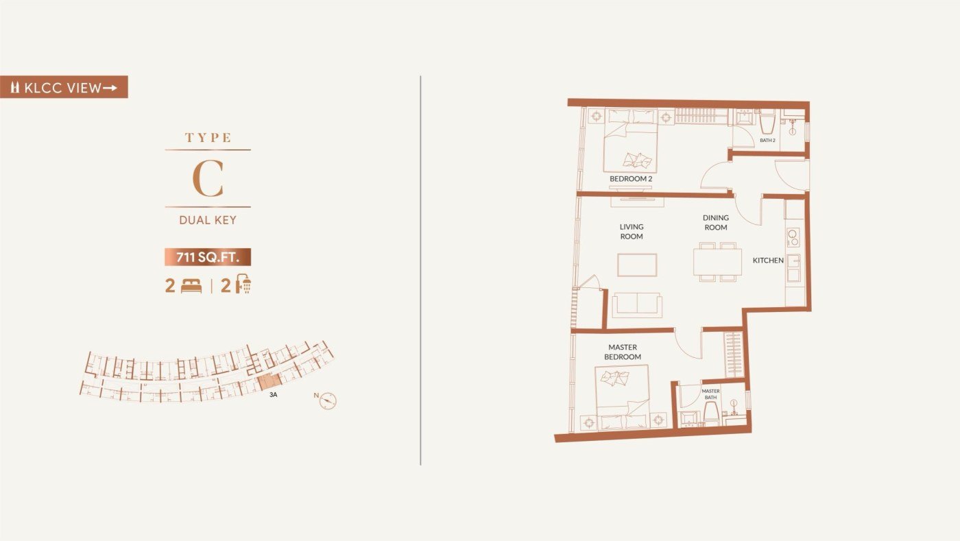 Type C floor plan