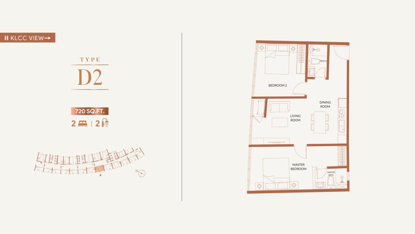 Type D2 floor plan