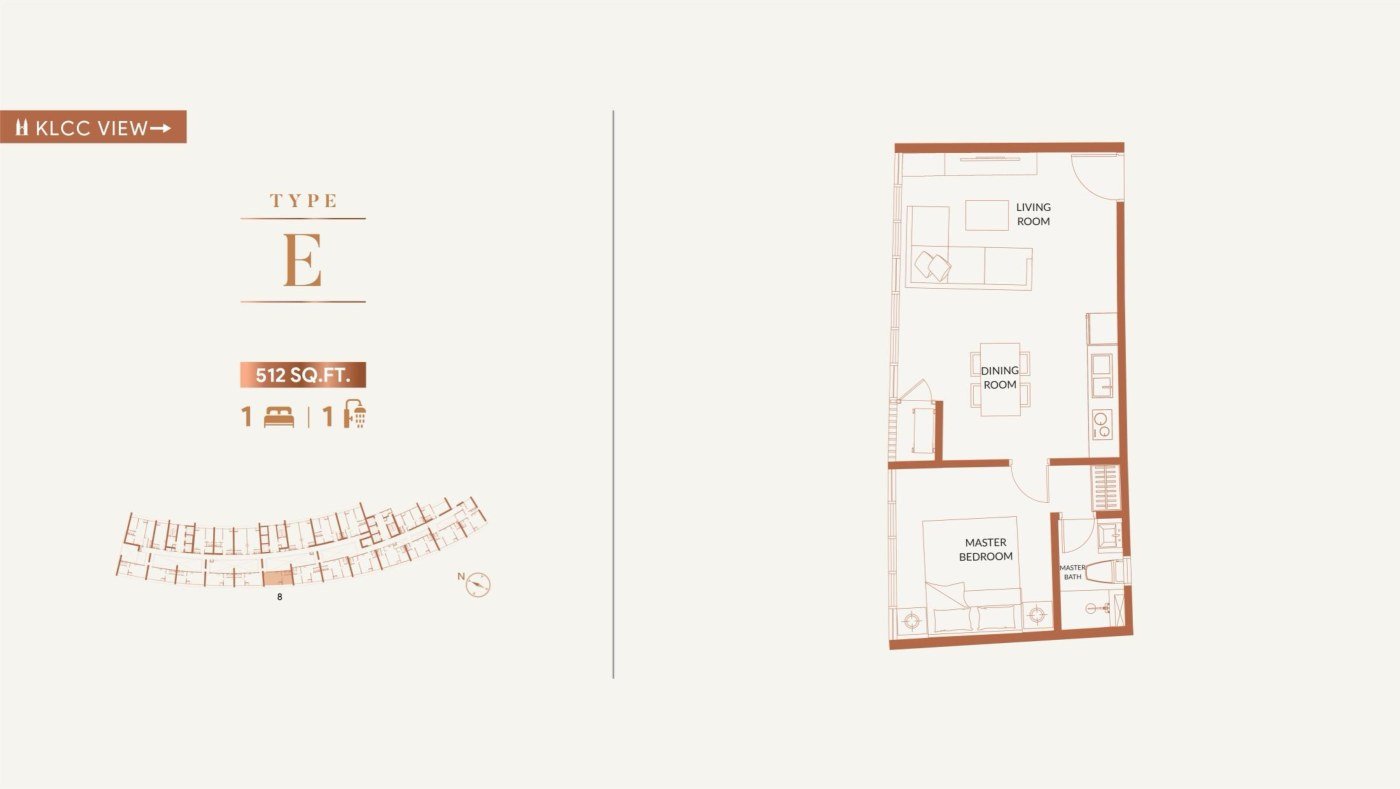 Type E floor plan