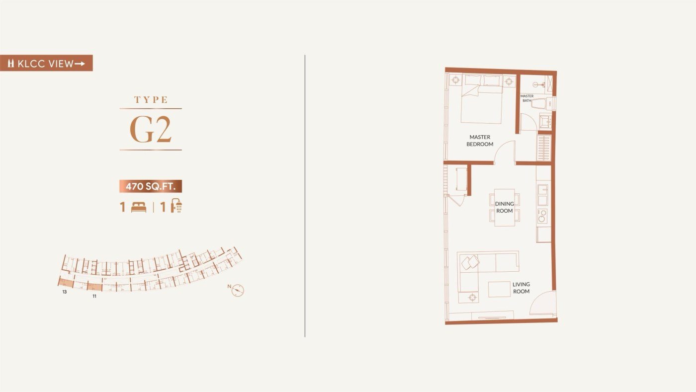 Type G2 floor plan