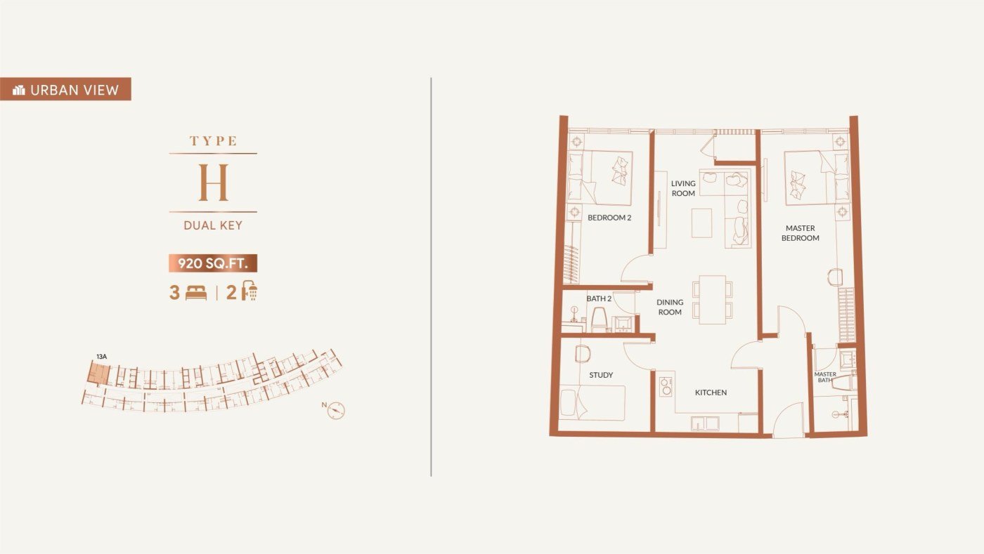 Type H floor plan