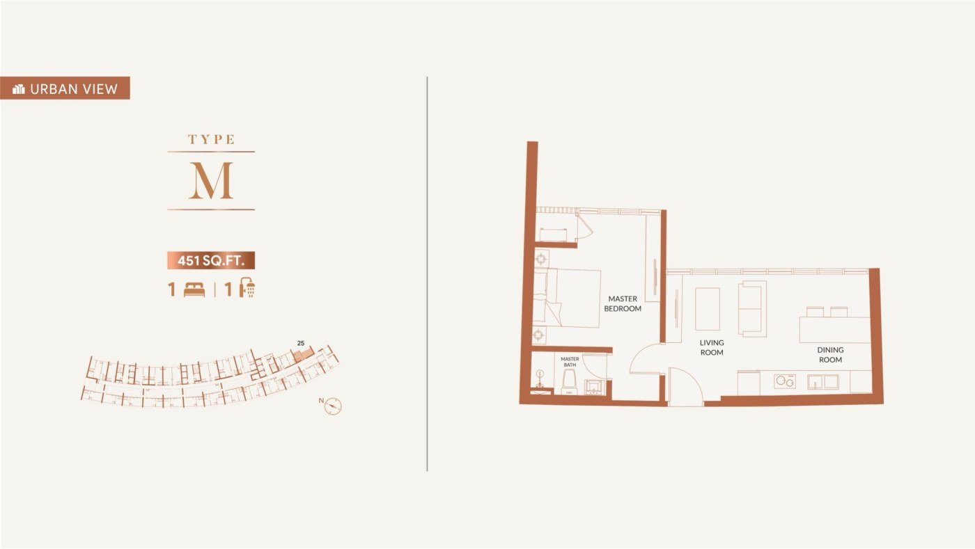 Type M floor plan