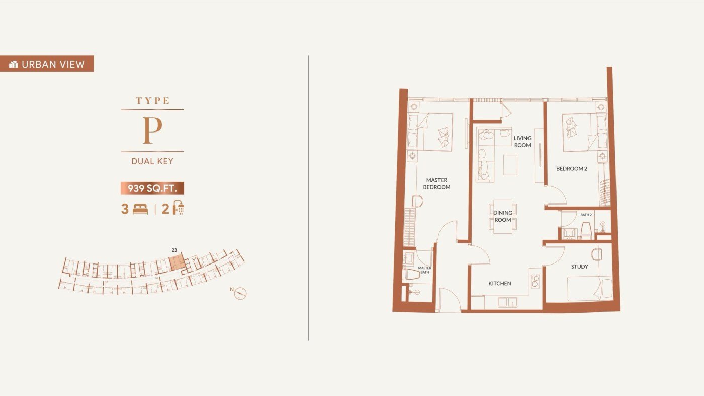 Type P floor plan