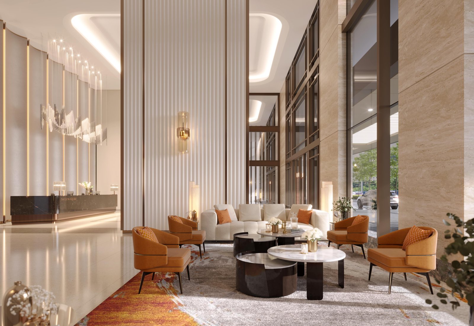Concierge lobby at ground floor