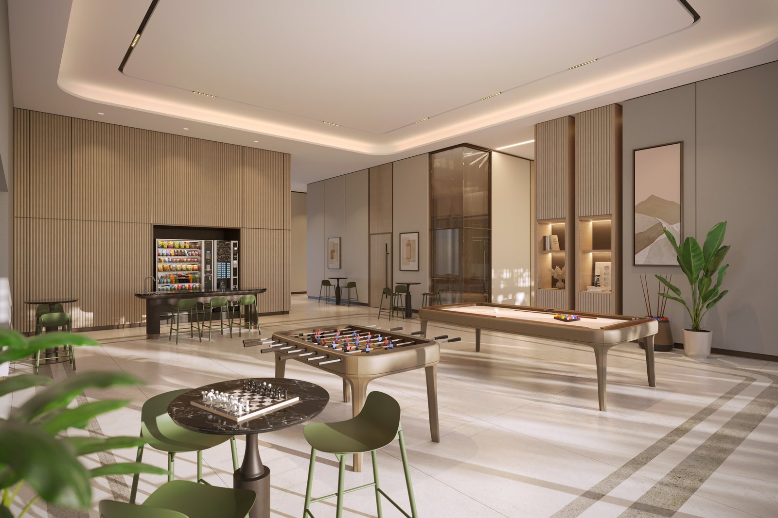 Entertainment room at Level 12