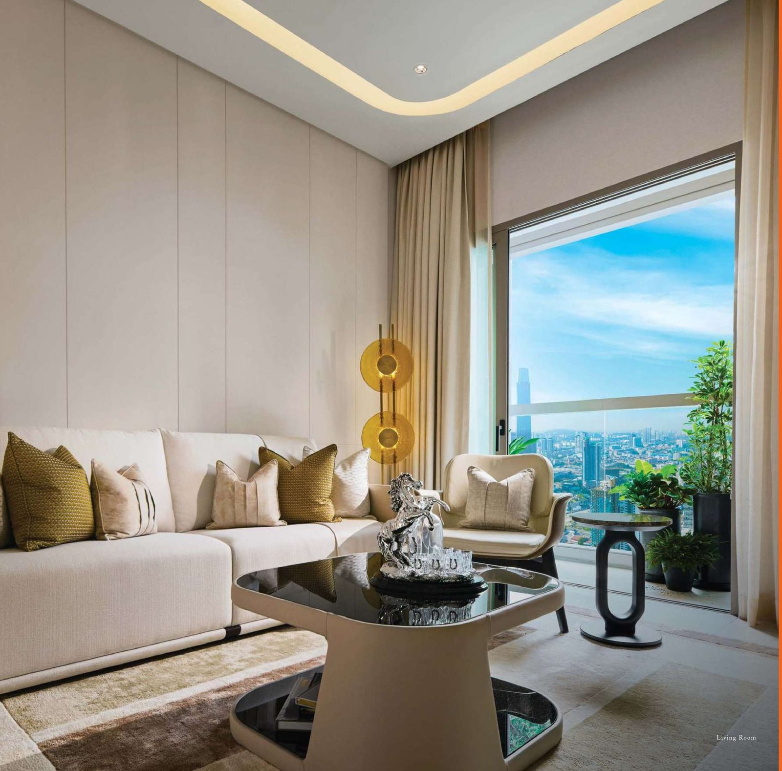 Pavilion Square living room interior