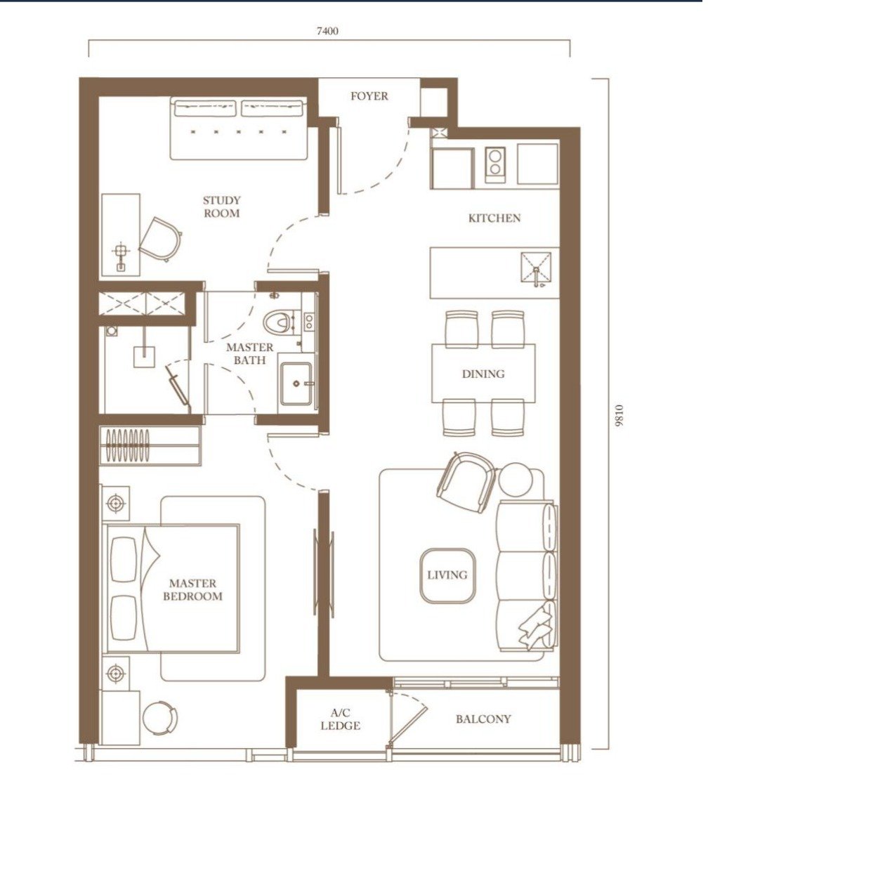Type B2 floor plan