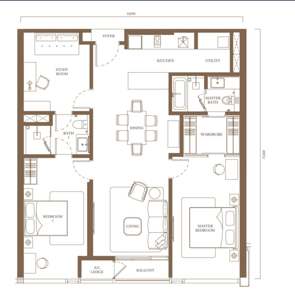 Type C4 floor plan