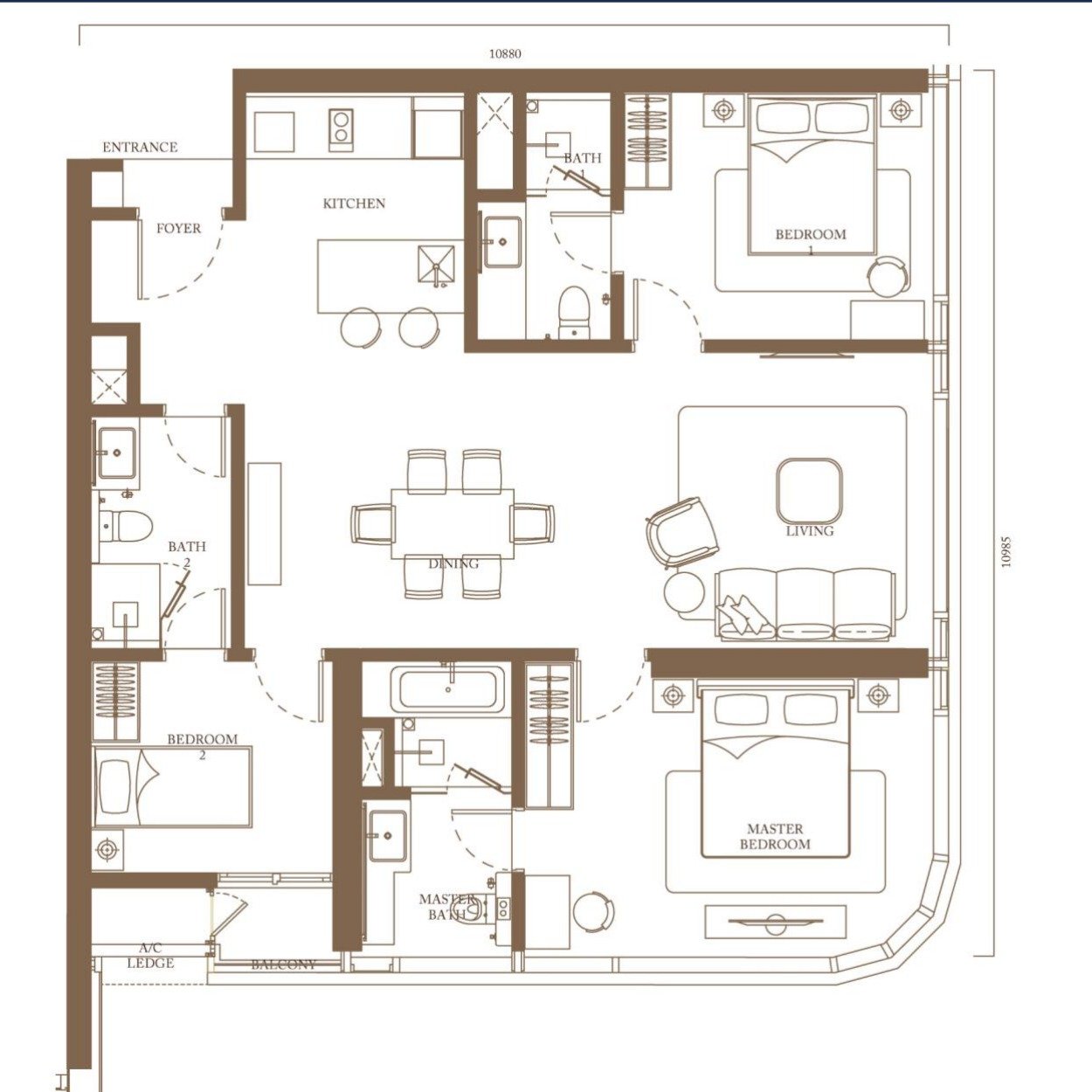 Type D floor plan