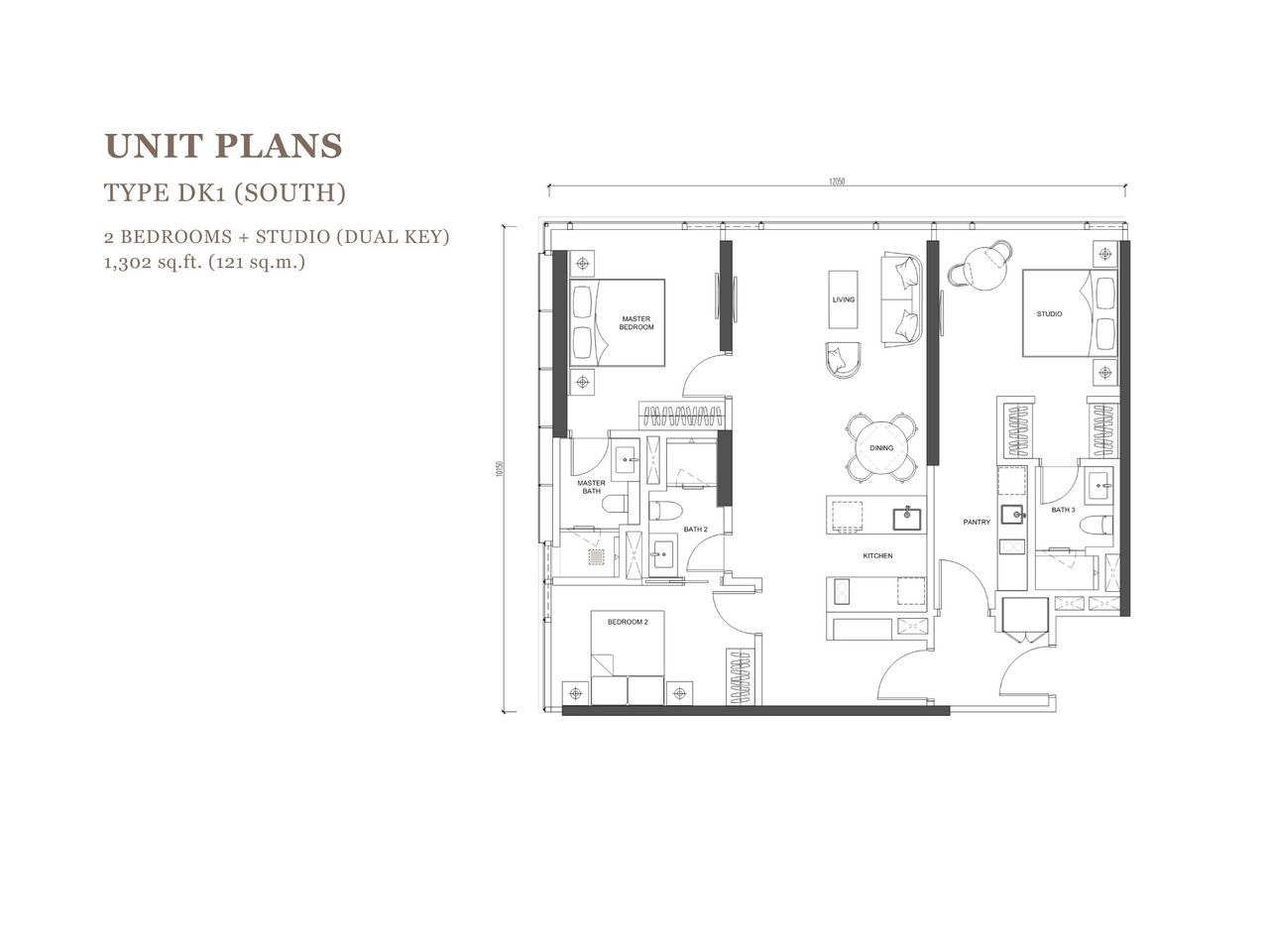 Type DK1 floor plan