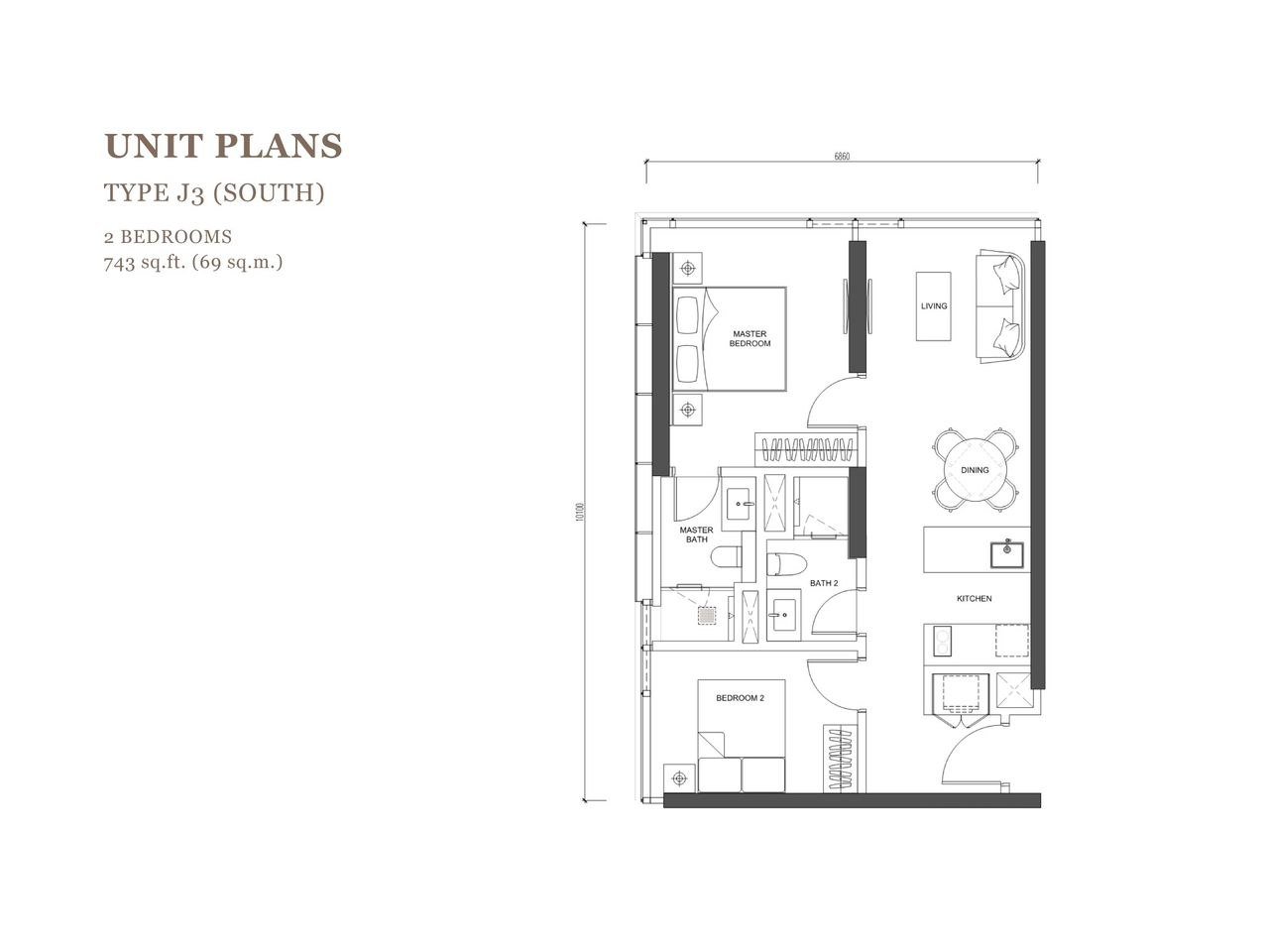 Type J3 floor plan